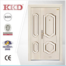 Новый дизайн белого безопасности двойная дверь KKD-201 b